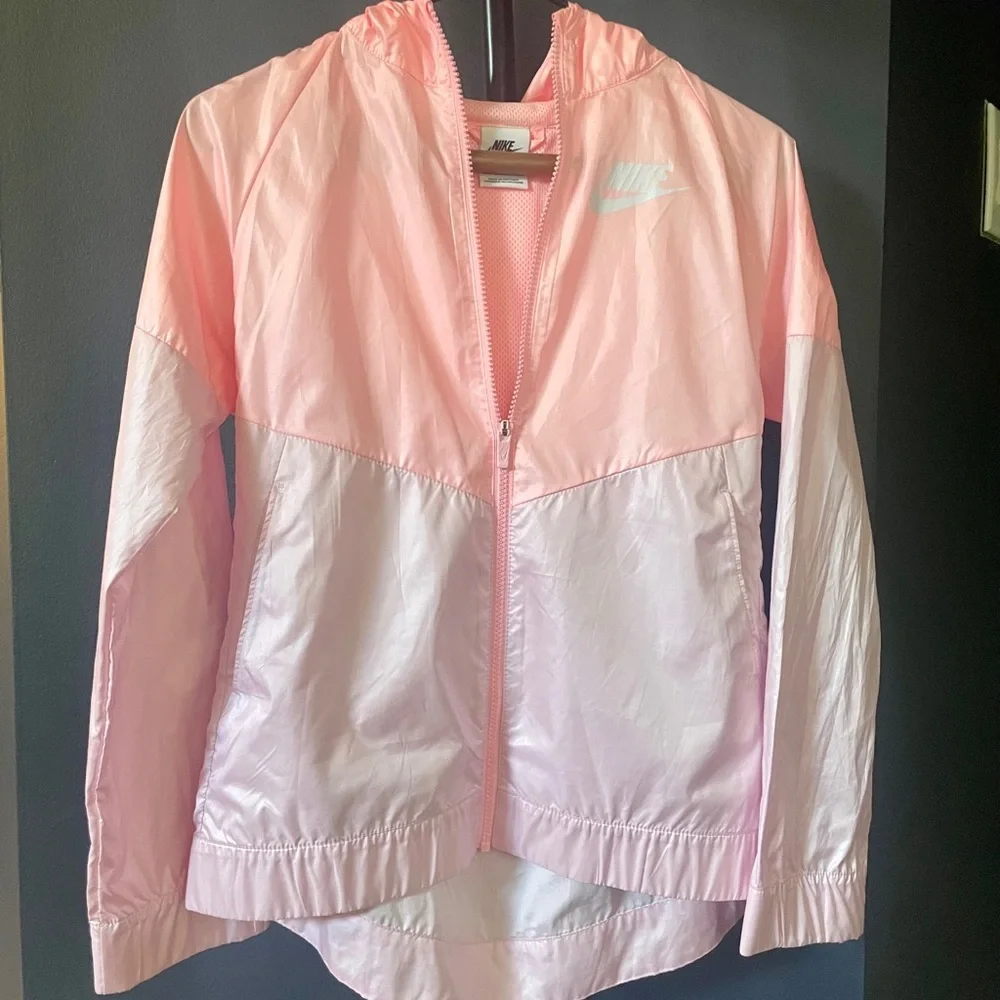 Nike Girl’s Hooded Zip Jacket, Size Girls XL- New Condition